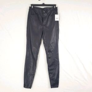 Free People high rise vegan leather skinny pants